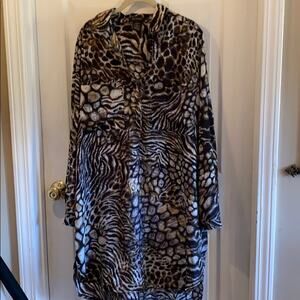 MM Couture Large animal print dress